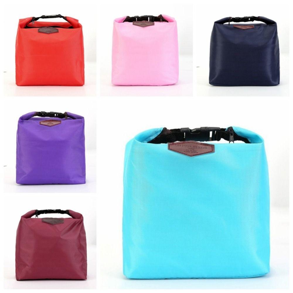Insulated Portable Lunch Bag Waterproof Meal Carry Bag Storage Bag Thermal Cooler Bag Student
