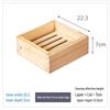 Cedar Wood Dim Sum Steamer Basket - Square Xiaolongbao & Rice Rack for Cantonese Tea
