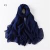 58 Colors Women Candy Color Voile Scarf Plain Solid Pashmina Female Warm Cotton Viscose Scarves Blanket Shawls And Wraps Bufanda