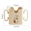 Portable With Handles Milk Cup Holder Adjustable Spill Resistant Food Pouch Holder Safe Plastic Juice Bag