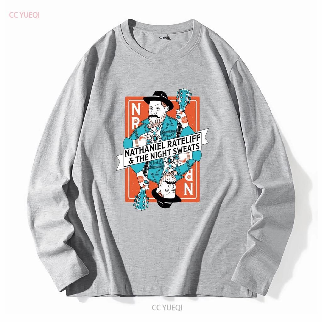 Nathaniel Rateliff The Night Sweats T Shirt MenS Retro s vintage Washed Stylish homme graphic streetwear Top For Everyday Wear