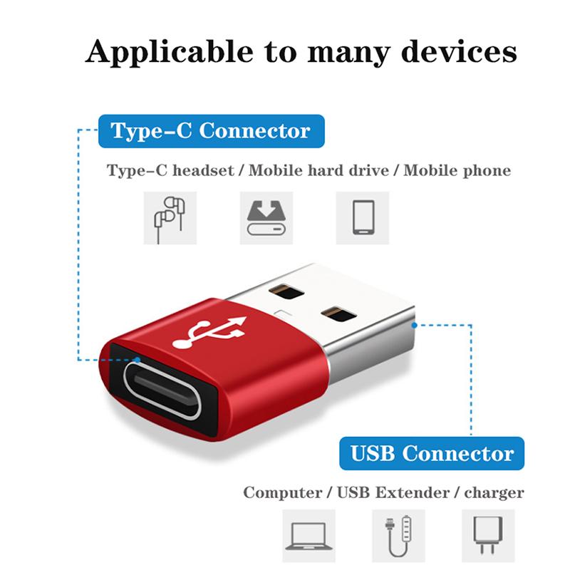 1 Pcs Usb C 3.1 Type C Female To Usb 3.0 Type A Male Port Converter Adapter