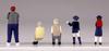 PM Office A 180 Super Mini Figur 6: Das Tages-Bushaltestellen-Set, Maßstab 180 PVC Bemalte Komplettfigur MS045