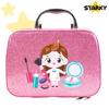 Makeup cosmetics set for children and girls, suitcase, eyeshadows, nail polishes