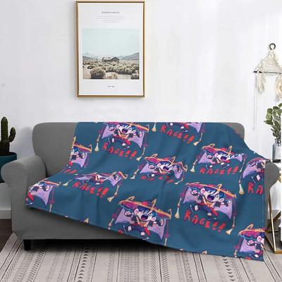 Rage De Scaramouche Genshin Impact Cobertores Fleece Decoração Têxtil Multifuncional Cobertores Quentes para Casa Sofá Colchas