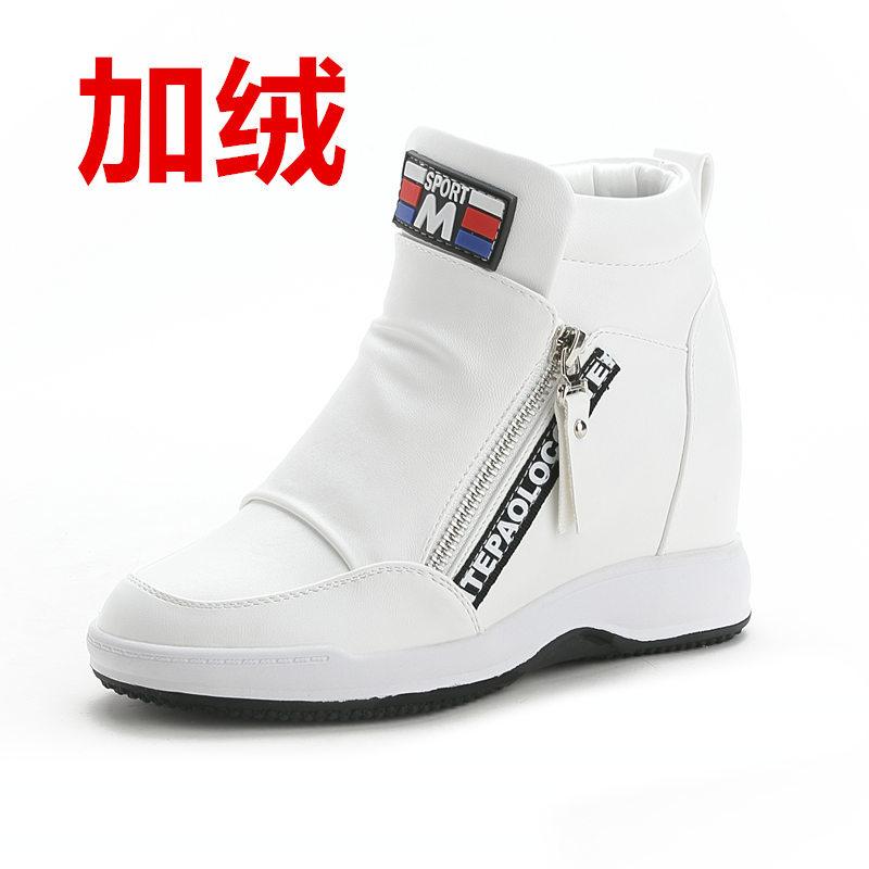 Creștere înălțime interioară pantofi de damă primăvară și vară pantofi sport pantofi casual versatili de damă pantofi cu toc wedge pantofi simpli
