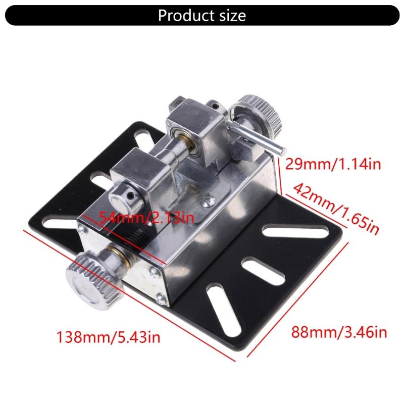 Jewelry Making Drill Set Stepless Holing Machine for Beads and Pearls Bead Punching Holder Aluminum Alloy Drilling Tool