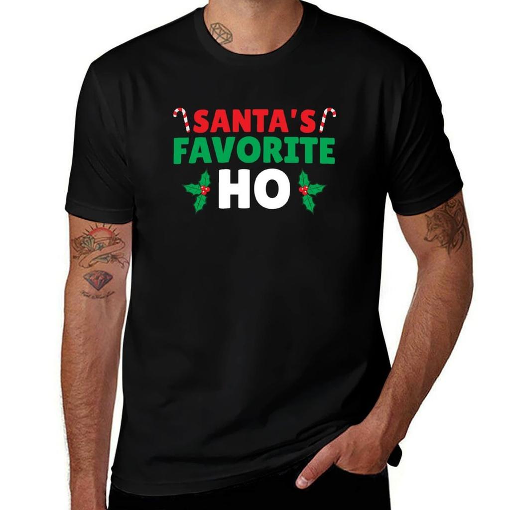 Santas Favorite Ho Tshirt Lightweight Gym Training Tshirt
