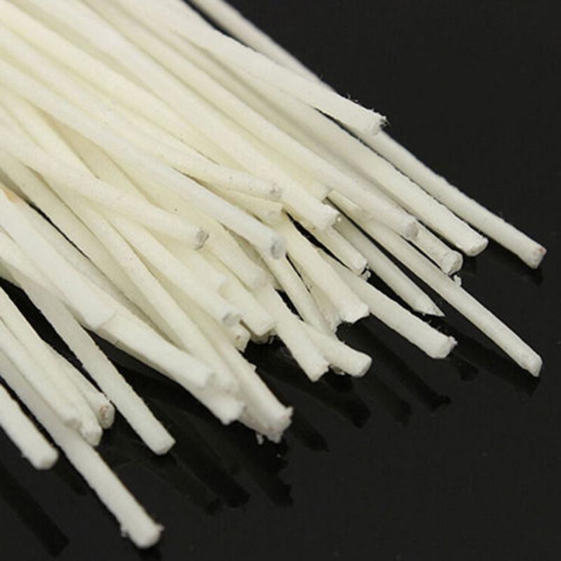 30x,10cm Knoty na svíčky Bavlněné jádro Předvoskované S držátky Pro výrobu svíček DIY