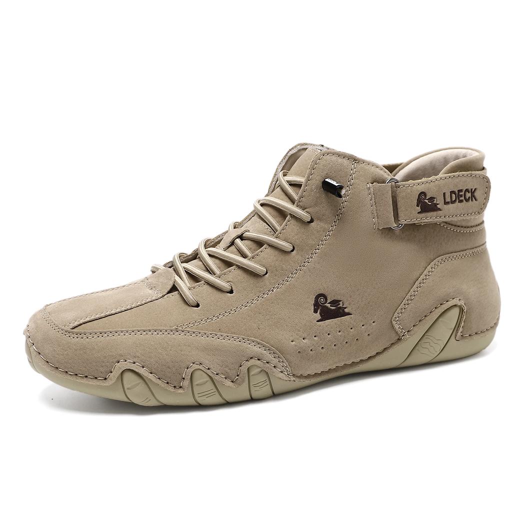 Fashion Men Boots Casual Motorcycle Winter Shoes Waterproof High Top Sneakers Luxury Footwear Fashion Loafers Outdoor
