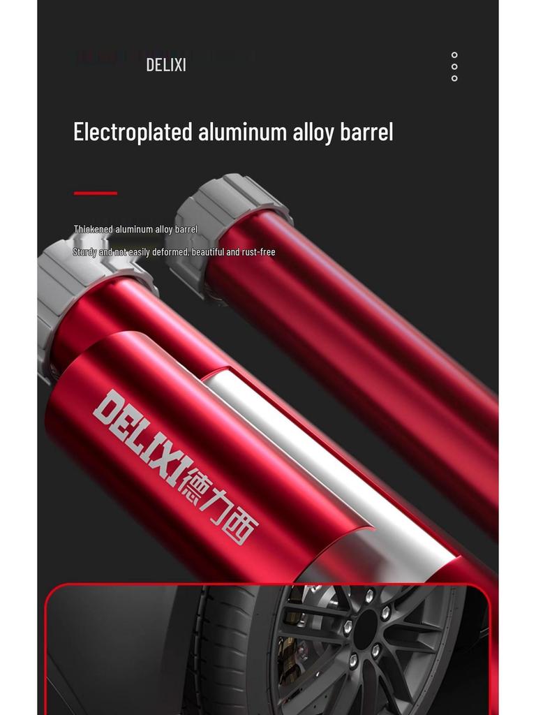 Delixi Automatic Glass Glue Gun: Sixteen-Axis Caulking Tool with Soft Sealant, Glue Cut-Off, and Labor-Saving Features.