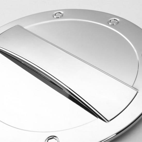 Exterior Door Fuel Tank Gas Cap Decor Cover Trim For Chevrolet Camaro 17+ Chrome