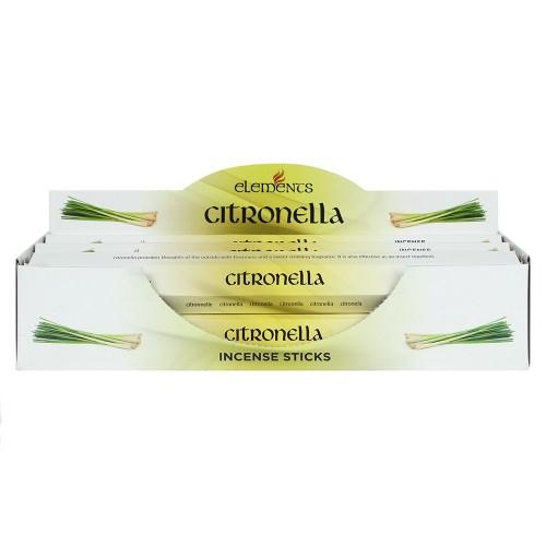 Elementi Bastoncini di incenso alla citronella (Scatola da 6 confezioni)