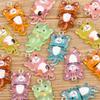 10pcs Mixed Cartoon Cute Cat Design Charms 3D Luminous Resin Animal Pendants For DIY Bracelet Necklace Jewelry Making Accessory
