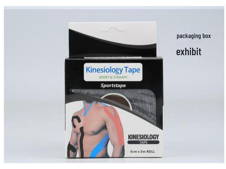 Kinesiology Sports Tape & Elastic Bandage with Nipple Covers for Physiotherapy & Rehabilitation