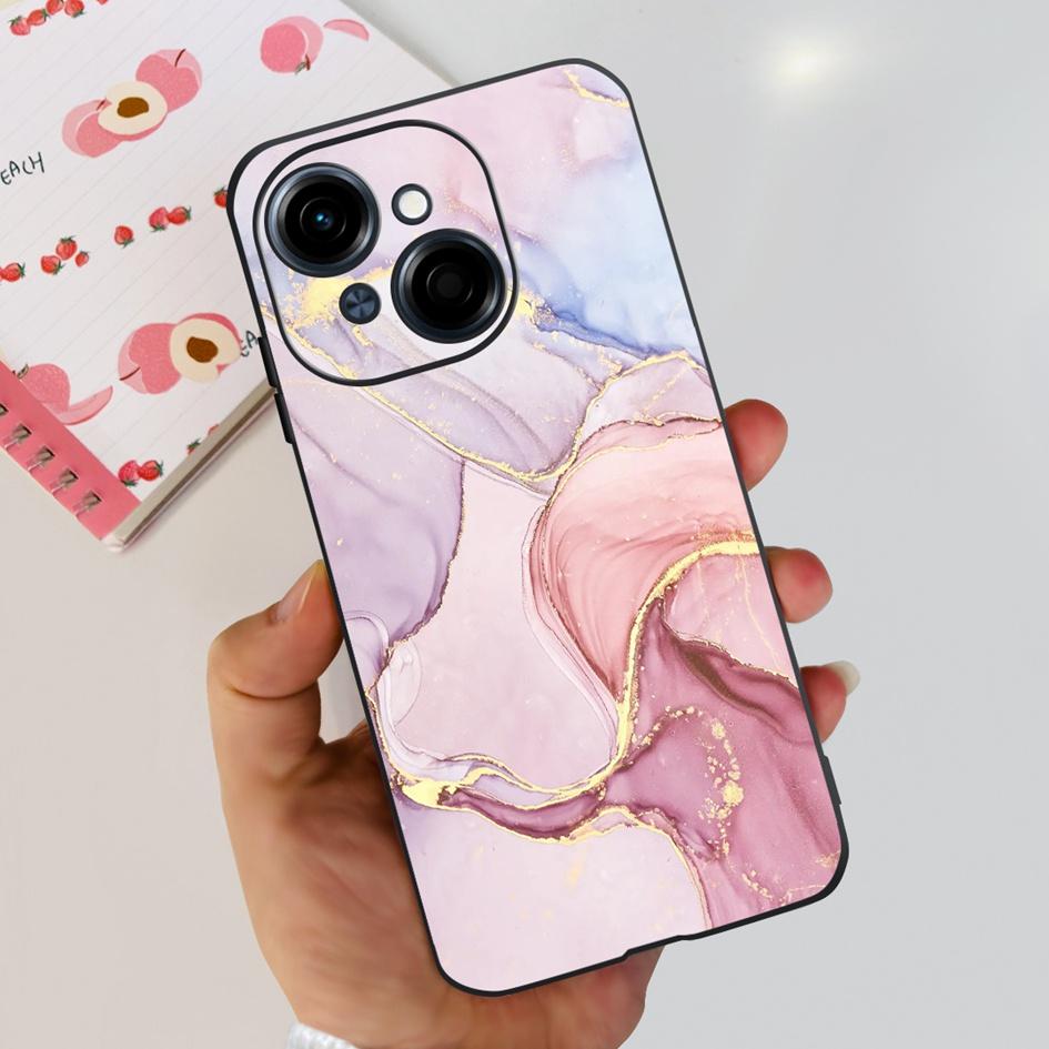 For Phone Case Tecno Spark Go 1 Cover 2024 Popular Flower Soft Silicone Back Protective Cover For Tecno Spark Go 2025 Pop 9 Etui