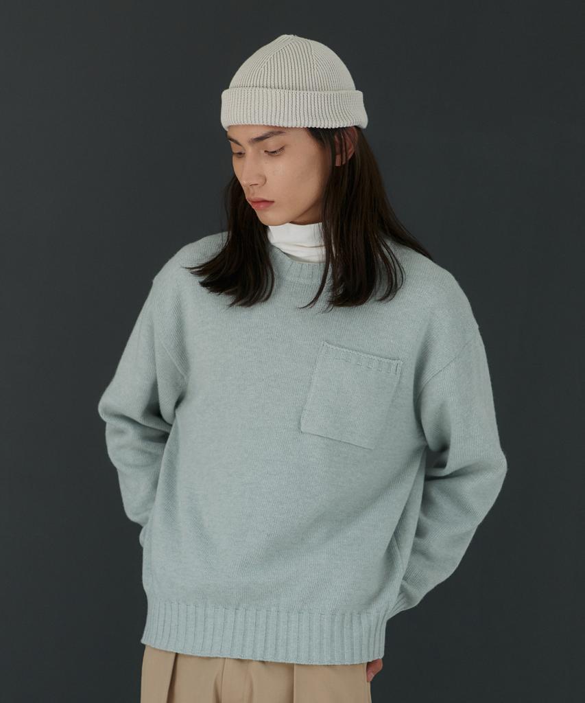 KNITTED Cotton Crop Beanie 4 Colors