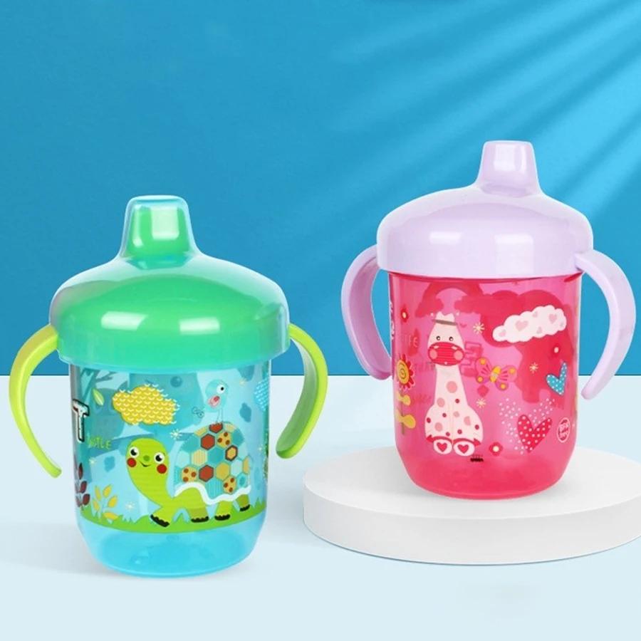 250ml Student Drinking Cup, Duckbill Cup, Milk Cup, Anti-choking Direct Drinking Cup with Handle, Birthday Gift