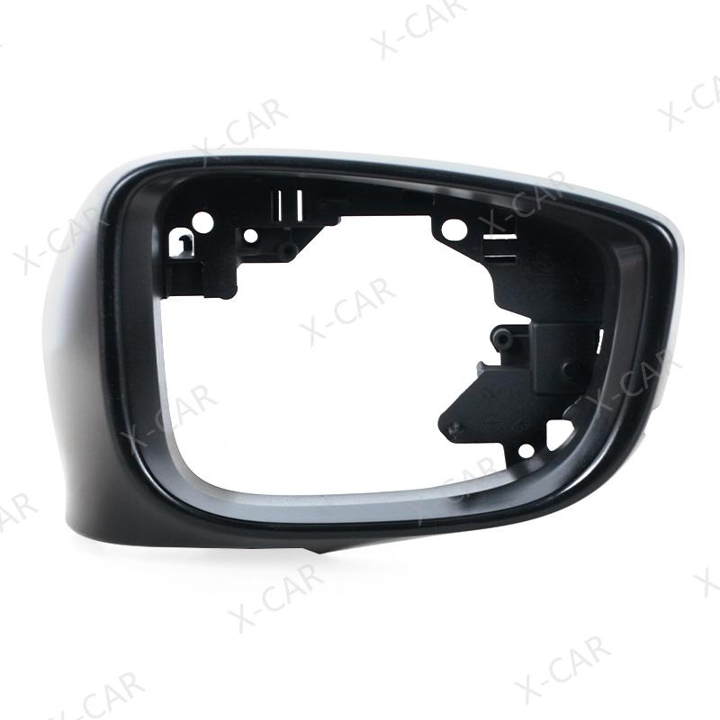 For Mazda 3 Axela M3 2017 2018  Side Mirror Frame Lens Glass Rearview Mirror Cover Lower Bottom Cap Lid