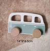 Wooden Inertial Pull-Back Car: Infant Early Education Push & Grasp Camping Car