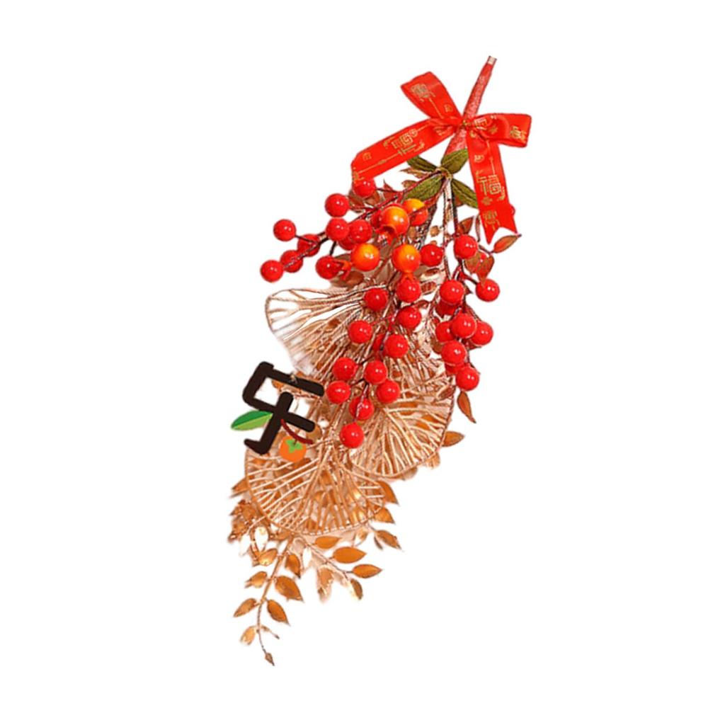 2025 Chinese New Year Hanging Decoration 18.9inch Traditional Decorative Blessing Words for TV Walls Multifunctional Lightweight
