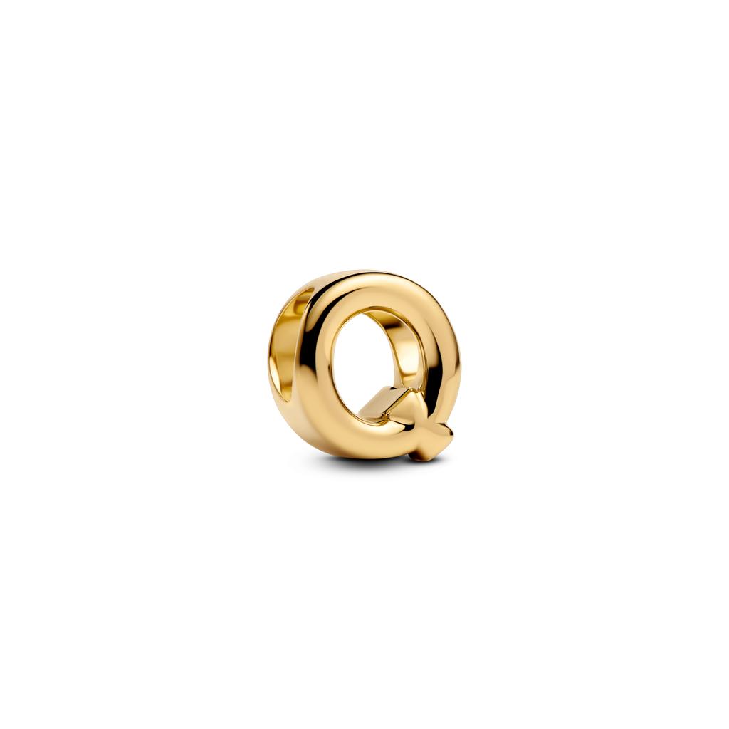 Hot Copper 26 Letters Alphabet AZ Charm Bead Charms Bead Golden Pendant Compatible With Authentic Bracelets Necklaces Do It Yourself Jewellery Women