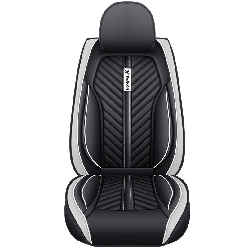 Universal Four-Season Sporty Microfiber Leather Car Seat Cover