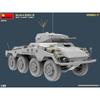 MiniArt WWII German Army Heavy Armored Vehicle with Lux Plastic Model Kit MA35416 1/35 8-Wheeled Sd.Kfz.234/2 Turret,