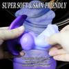Large Head Liquid Silicone Anal Plug - Realistic Dildo Butt Plug for Men Women, Gradual Stretching Adult Sex Toy