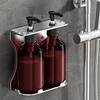 1 Set Dispenser Bottle Holder And Pump Bottle Wall Mounted Manual Soap Dispenser Shampoo Shower Gel Pump Bottle With Holder