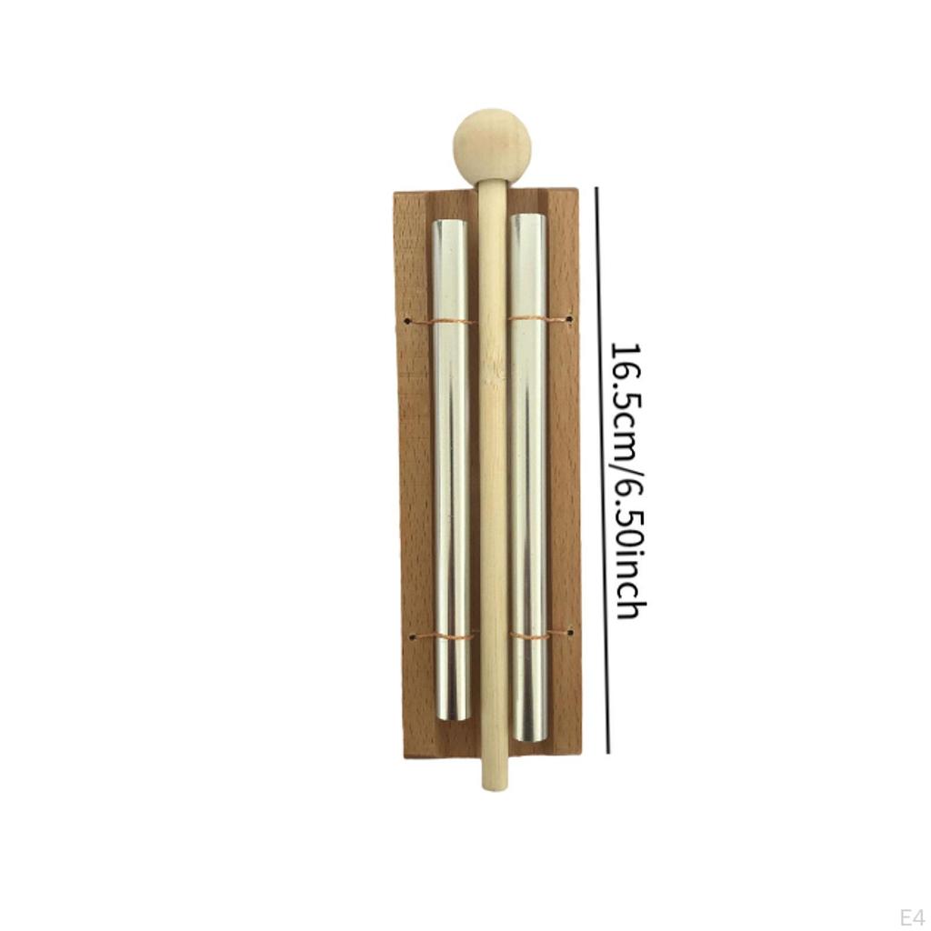 Hand Chime Bell Wind with Mallet Multipurpose Portable Music Instrument Meditation for