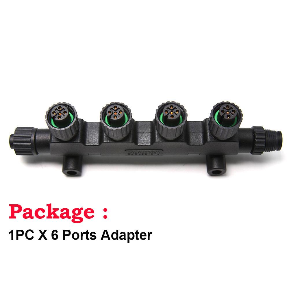 NMEA 2000 Cable Adapter Serial-Data Networking Marine Boat NMEA 2000 Starter Kit ABS T-type 5PIN Connector Adapter Cables 0.5-4M