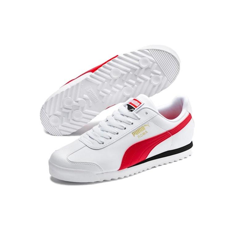 Puma Roma Sports Casual Shoes 'White Red' Men's 369571-11