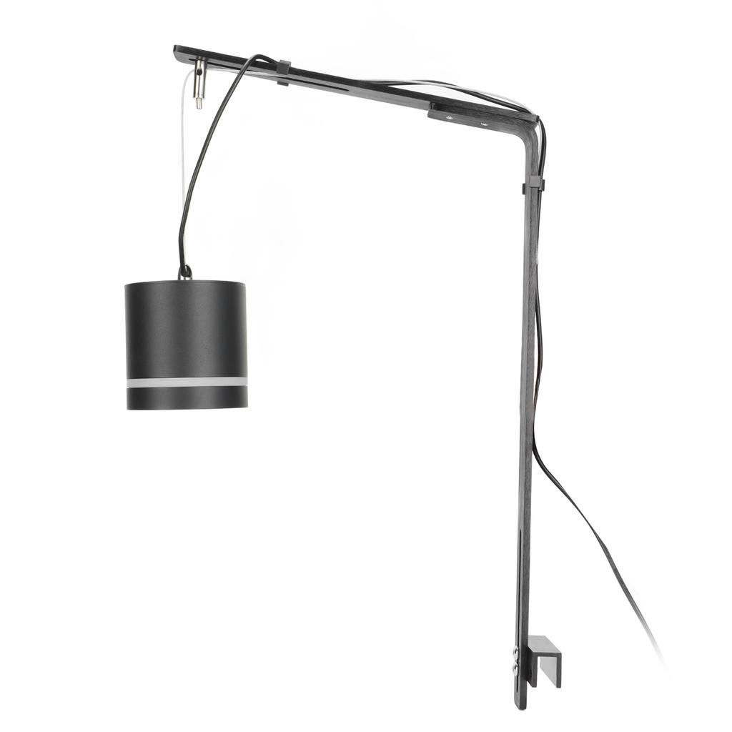 Saltwater Fish Tank Light Full Spectrum Fish Tank Lamp for Coral Planted Aquarium Fish Tank Black