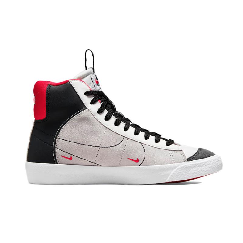 Nike Blazer Mid 77 SE GS Dance - White Black Red Sneakers DH8640-100