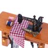 Dollhouse Miniature Furniture Mini Sewing Machine Table Cloth Decor 1:12 Toy