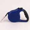 16.4ft Retractable Pet Rope Anti-Slip Handle One-Handed Brake Blue Quick Release