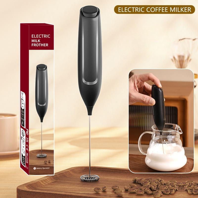 Milk Frothing Wand Handheld Milk Frother for Coffee Whisk Drink Mixer Coffee Frother For Latte Cappuccino Hot Chocolate Egg
