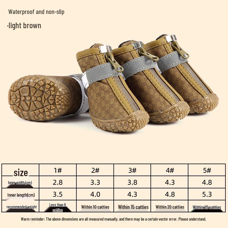 Breathable Non-slip Dog Shoes for Small Breeds