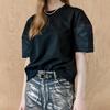MAXZA UTiliTy Colorblocked Volume Sleeve T shirT zd06qT028on