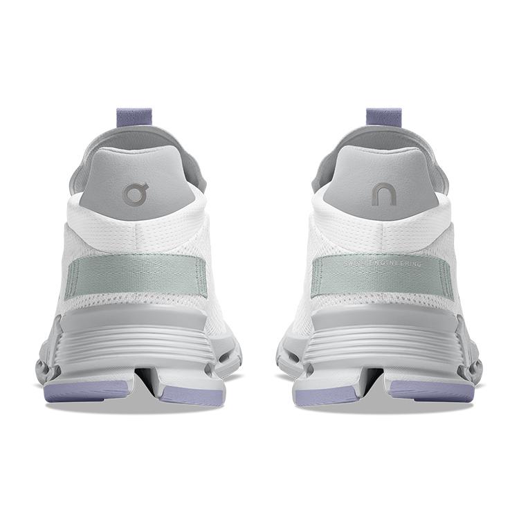 On Running Cloudnova White Glacier Grey Lavender Women's 26.98982