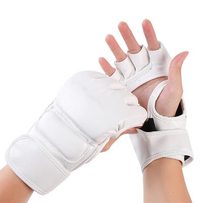 Half Finger Boxing Gloves Punching Bag Open Palms Fighting Kickboxing Sparring Gloves for Men Women