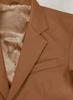 Lammleder Weich Formell Stilvoll Hochzeit Herrenblazer Tan Handgefertigt Echtes Leder