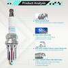 55565219 Iridium Spark Plugs For Chevrolet  Aveo Cruze Trax Vauxhall Combo Mk II Corsa Mk II III Opel Astra G H J Mokka 1214041