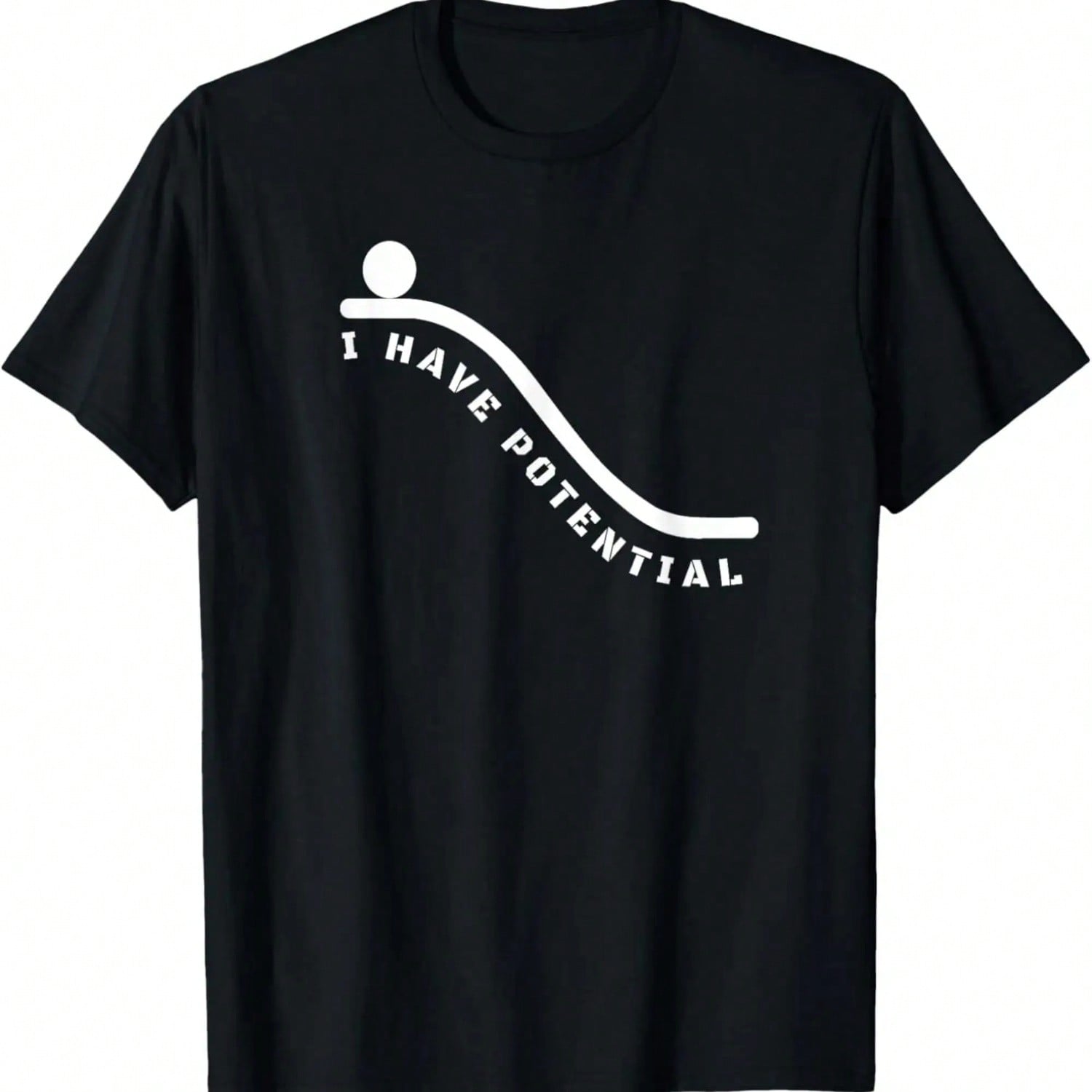 I Have Potential Energy Shirt - Funny Physics Nerd T-Shirt.Jpg S разноцветный