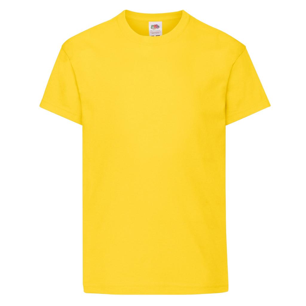 FRUIT OF THE LOOM Childrens/Kids Original T-Shirt