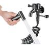 Wall-Mounted Dual Outlet Faucet for Mop Sink & Washing Machine