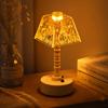 Warm Yellow Light Acrylic Night Light Clear Engraved Shade Atmosphere Lamp Atmosphere Lighting