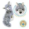 [VIAHART] Wolf Walcott Plush Toy M Size (Approx. 28cm) A Gray Wolf Quietly Cuddling Washable Stuffed Toy Cute [Parallel Import]
