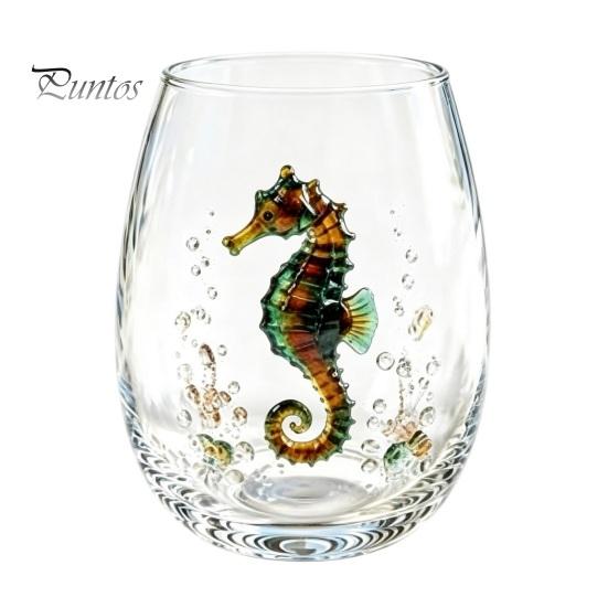 Bicchieri da Cocktail a Tema Horror Bicchiere in Vetro a Tema Halloween Gatto Nero Fantasma Teschio Zucca Dipinto a Mano Tazza da Bevanda Autunnale Vetro Senza Piombo Spettrale